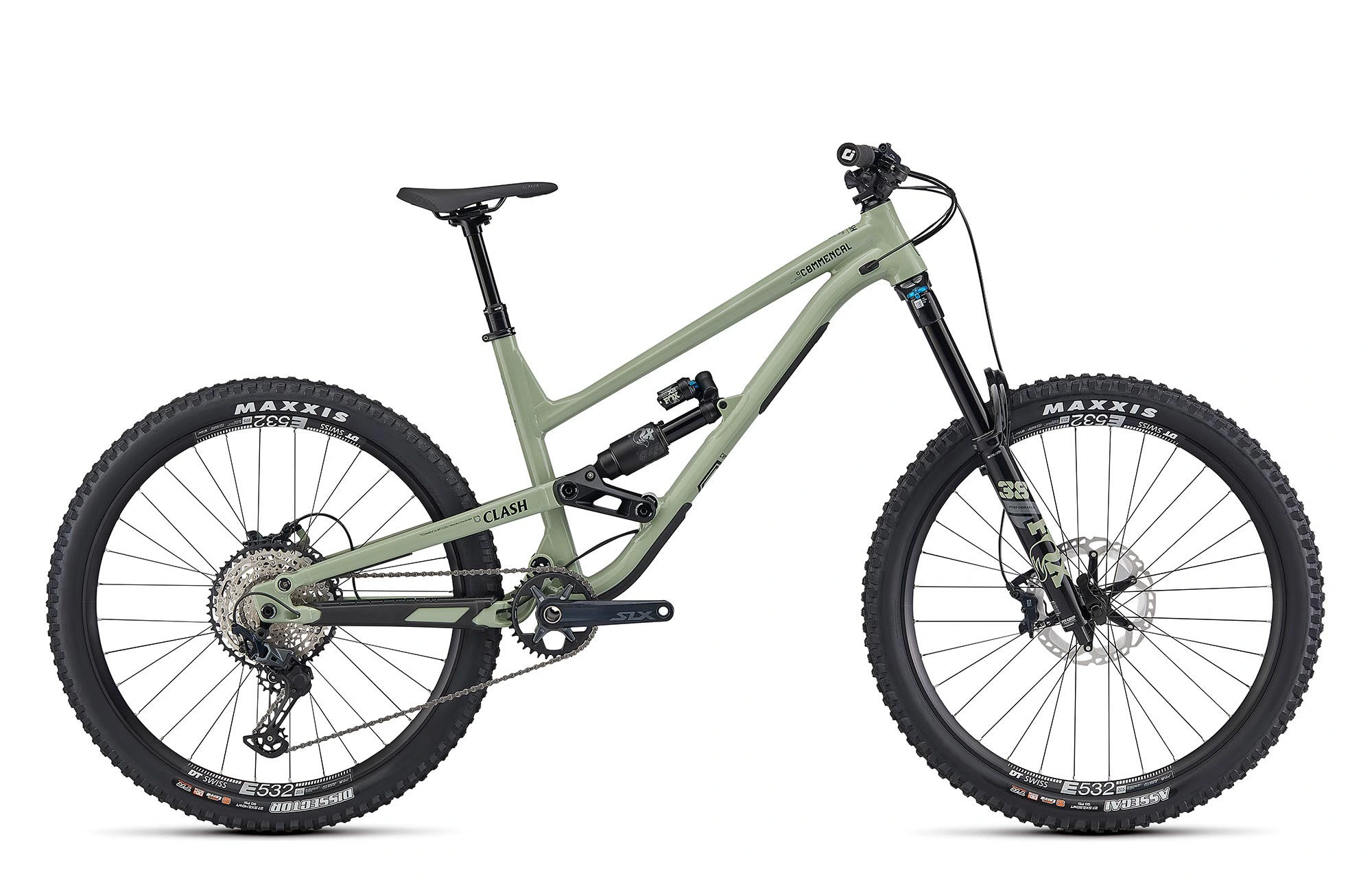 COMMENCAL CLASH ESSENTIAL HERITAGE GREEN 3 COMMENCAL CLASH ESSENTIAL HERITAGE GREEN