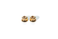 Soma Runwell Elite Hub Axle Nut Gold M10 Pair