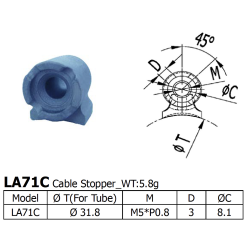 Soma Long Shen Cable Stop, Threaded (LA71C)