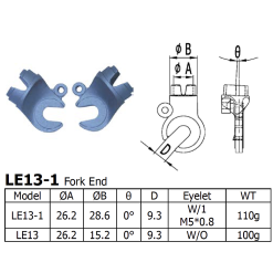 Soma Long Shen Fork End Set (LE13-1)