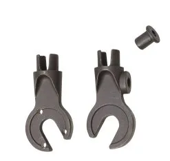 Soma Long Shen Fork End Set (LE33C-S) For SON Hub, Stainless