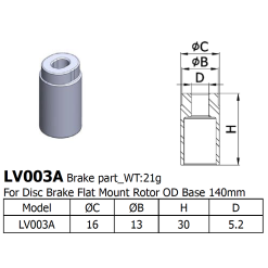 Soma Long Shen Flat Mount Stainless Steel (LV003A-S)