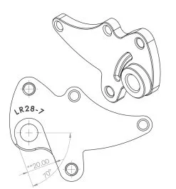 Soma Long Shen Modular Dropout Chip, Left Side (LR28) -BIKE shop Long20Shen20Modular20Dropout2C20Left20Side2028LR28 729