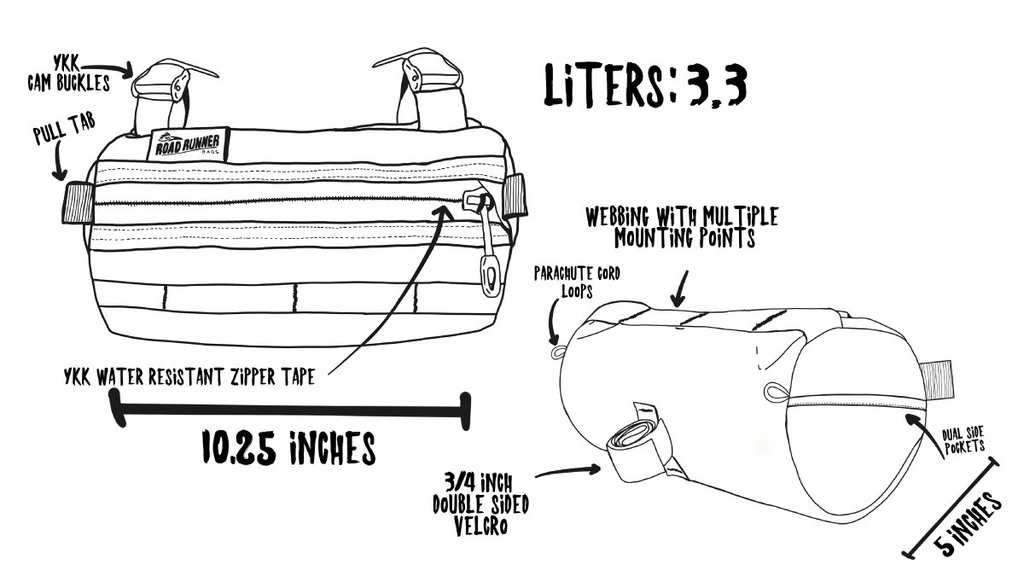 Road Runner California Burrito Bag 4 Road Runner California Burrito Bag - Image 2